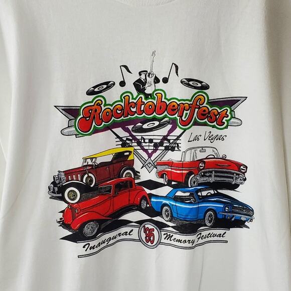 Vintage Rocktoberfest Las Vegas 1995 Tuf Threads Large Made In USA XL - Picture 3 of 8